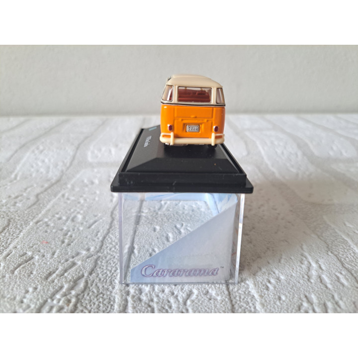 Volkswagen Samba bus T1 1:72 Cararama - Hongwell oranje - modelauto