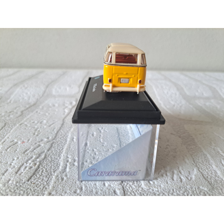 Volkswagen Samba bus T1 1:72 Cararama - Hongwell geel - modelauto
