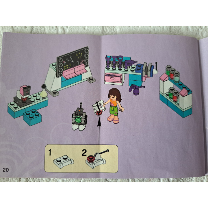 Olivia's laboratorium 2012 Lego Friends 3933 COMPLEET - lego en Duplo
