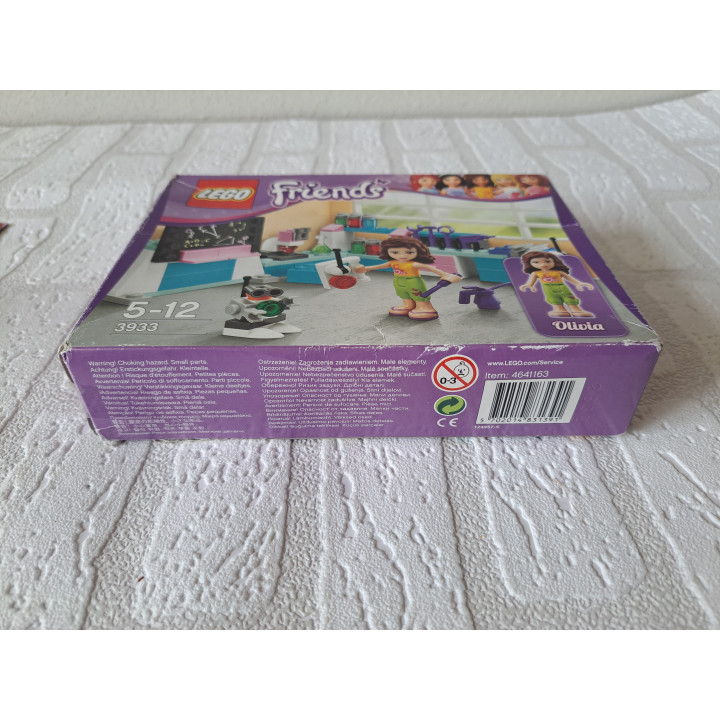 Olivia's laboratorium 2012 Lego Friends 3933 COMPLEET - lego en Duplo