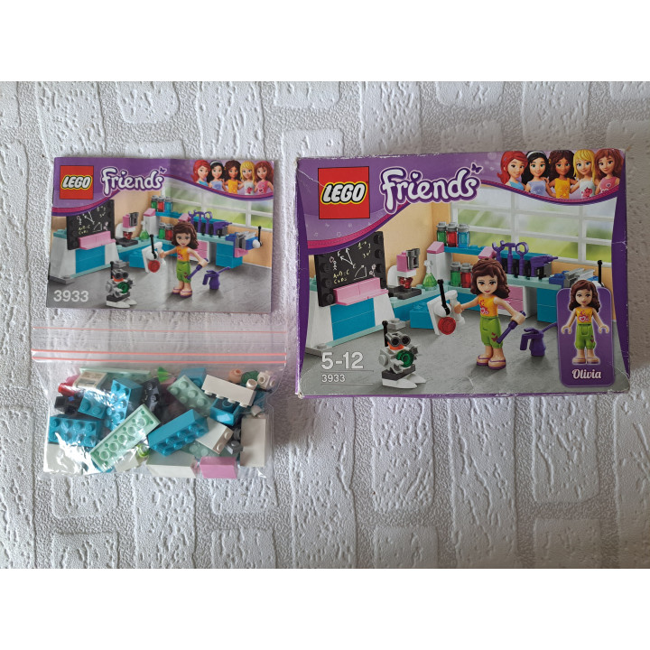 Olivia's laboratorium 2012 Lego Friends 3933 COMPLEET - lego en Duplo