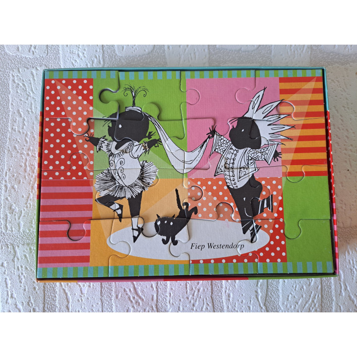 Jip en Janneke puzzel met 16 stukjes Hema 25x18cm - leerspellen