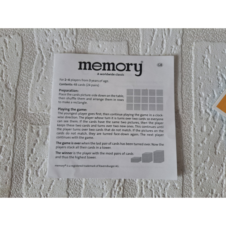 Memory Paw patrol Nickelodeon Ravensburger 14.5x14.5x3.5cm - leerspellen