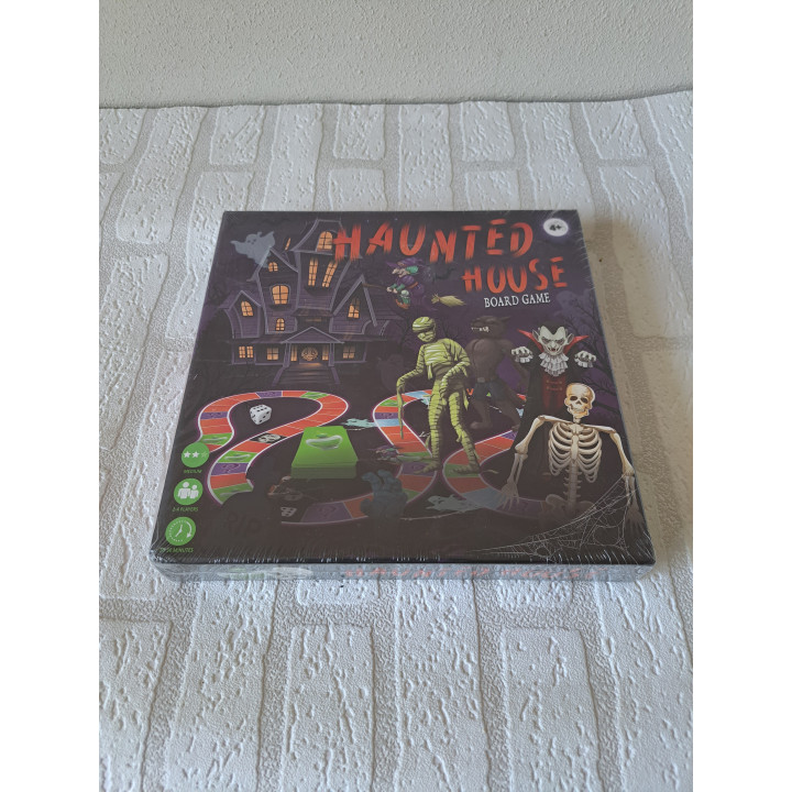 Haunted House Board Game Creative Craft 25x25x3.5cm