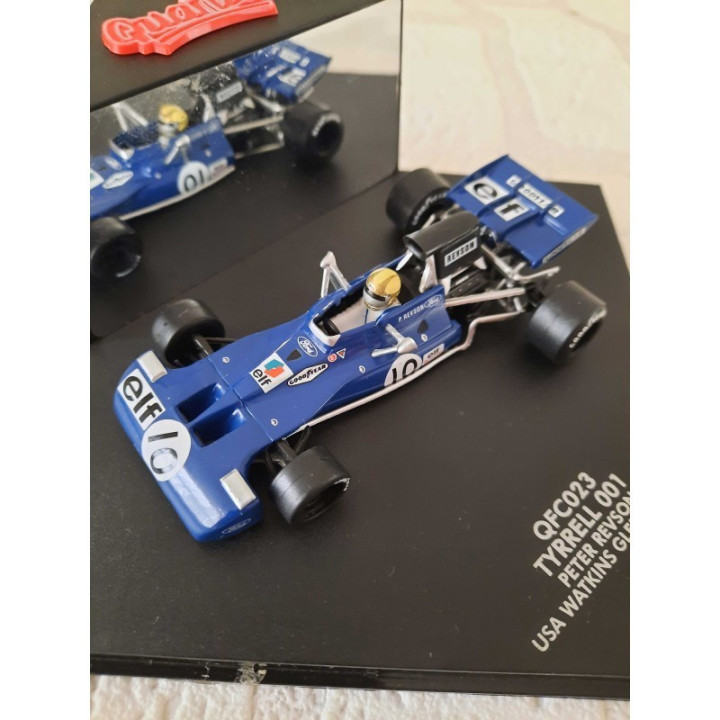 Tyrrell 001 formule 1 USA Watkins Glen GP 1971 Peter Revson 1:43 Quartzo QFC023