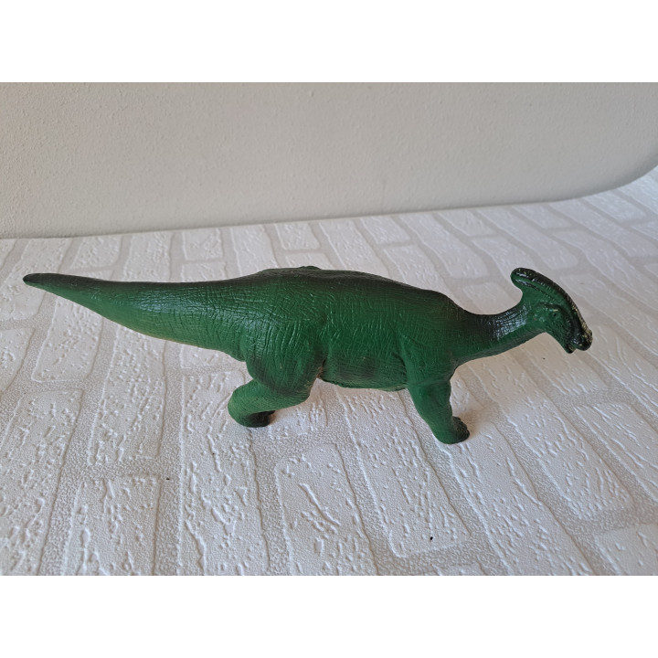 Rubber dinosaurus Parasaurolophus 35.5x7x10cm -  Dino