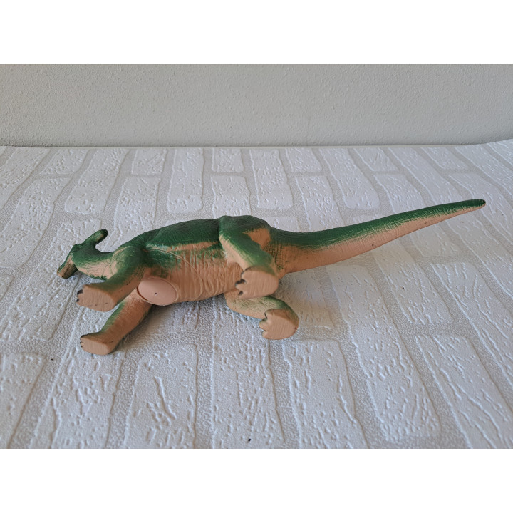 Rubber dinosaurus Parasaurolophus 35.5x7x10cm -  Dino