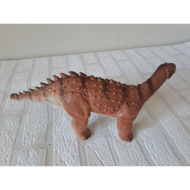 Rubber Dinosaurus Ankylosaurus 34x8.5x13cm Dino Speelgoed