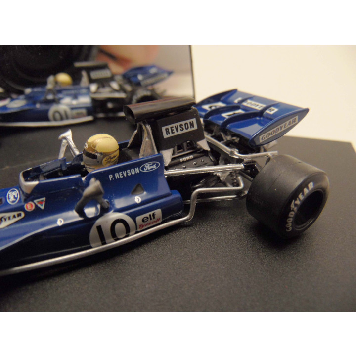 Tyrrell 001 formule 1 USA Watkins Glen GP 1971 Peter Revson 1:43 Quartzo QFC023