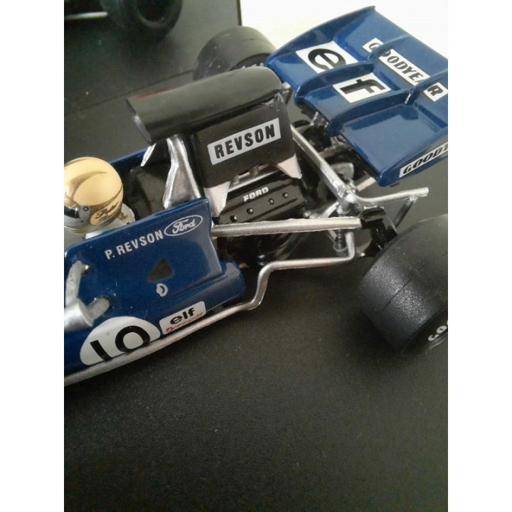 Tyrrell 001 formule 1 USA Watkins Glen GP 1971 Peter Revson 1:43 Quartzo QFC023