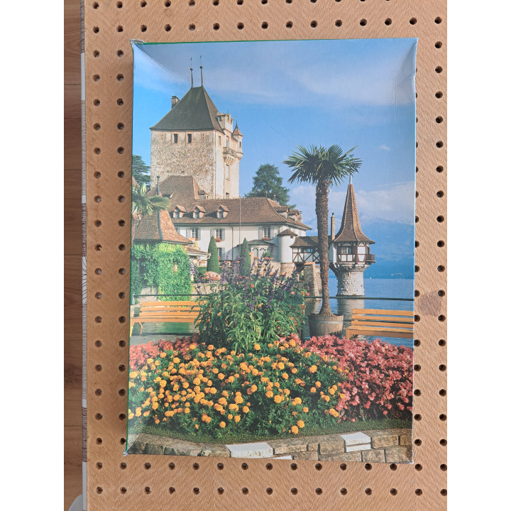 Oberhofen Castle Europuzzel 1000 Pieces | Swiss Landscape Jigsaw