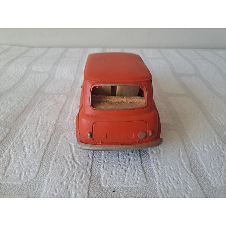 Mini Cooper van kunsthars Classic cars 20X9X9cm - modelautos
