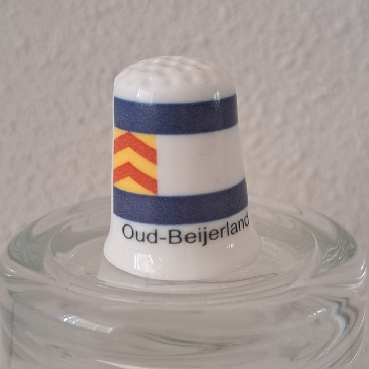 Oud Beijerland Nederlandse vlag vingerhoedje
