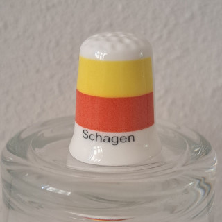 Schagen Nederlandse vlag vingerhoedje