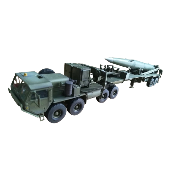 US Army M983 Hemtt tractor en Pershing II tactical missile - militair
