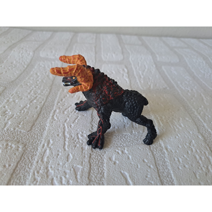 Lavakreatur Schleich Eldrador McDonald's hard rubber