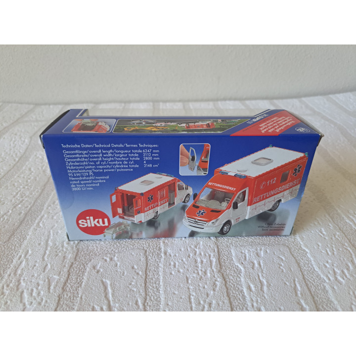 Mercedes Sprinter Nederlandse Ambulance 1:50 Siku 2108 - modelauto