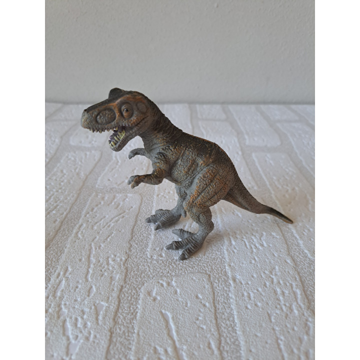 Tyrannosaurus dinosaurus van hard rubber 430-P18 16x5x10cm