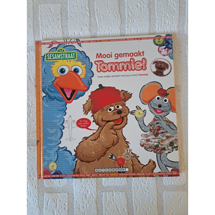 Mooi gemaakt Tommie Sesamstraat leesboek 9789086515844