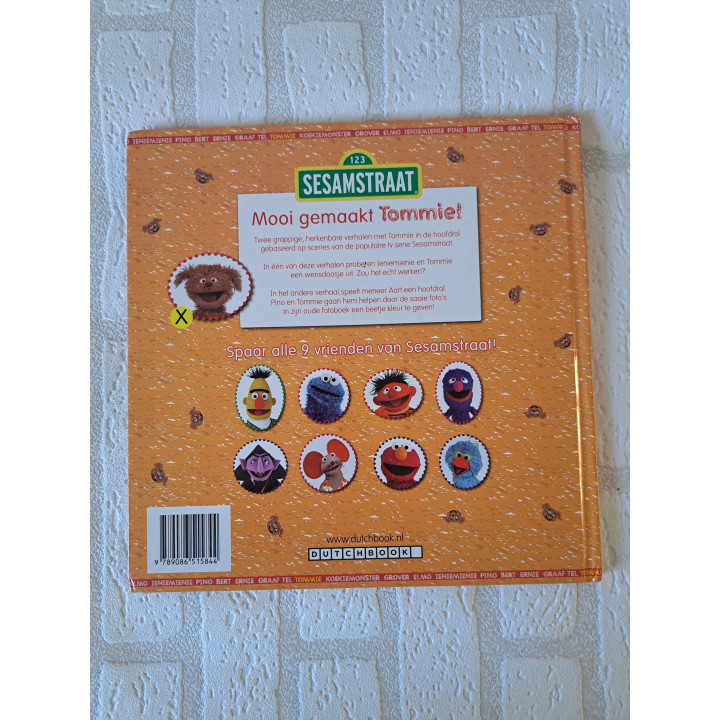 Mooi gemaakt Tommie Sesamstraat leesboek 9789086515844 - leesboeken