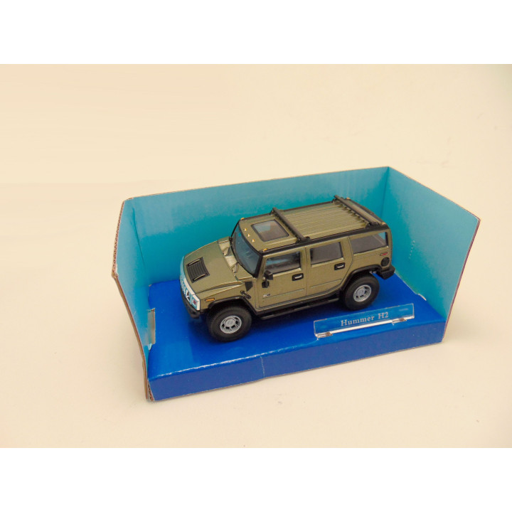 Hummer H2 met Sunroof 1:43 Cararama groengrijs