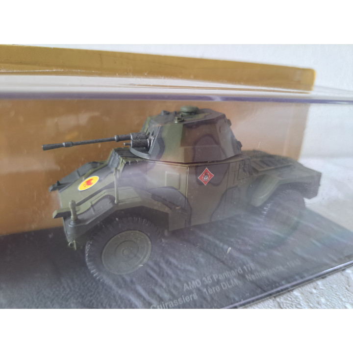 AMD 35 Panhard 178 DLM nederland 1940 11.5x4.5x6cm militair - militair