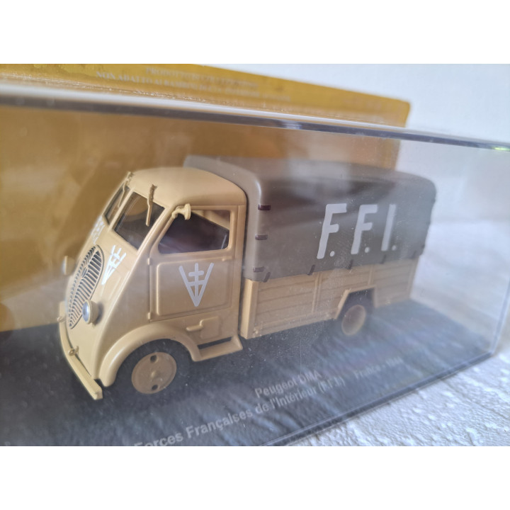 Peugeot DMA F.F.I. Frankrijk 1944 10.5x5x5cm militair - militair