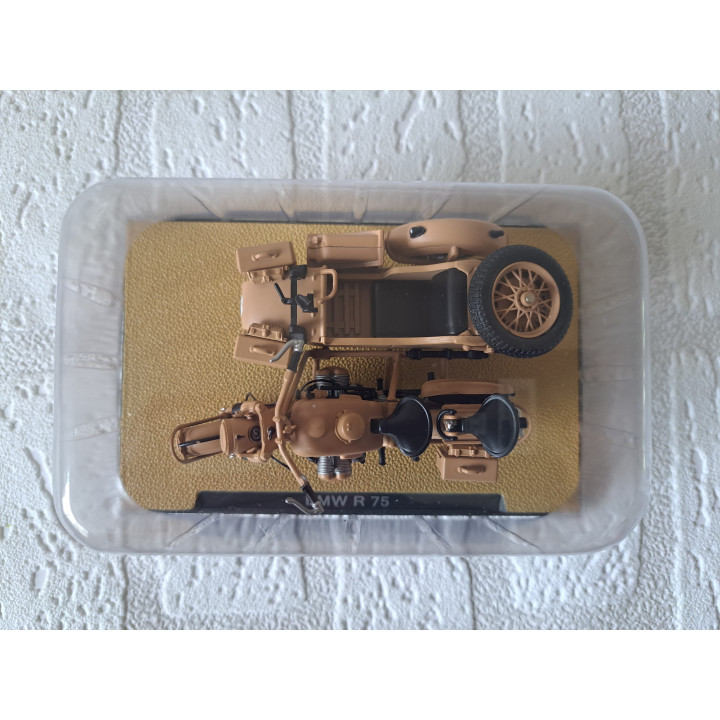 Bmw R 75 zijspancombinatie Duitsland 10x6.5x4cm militair- militair