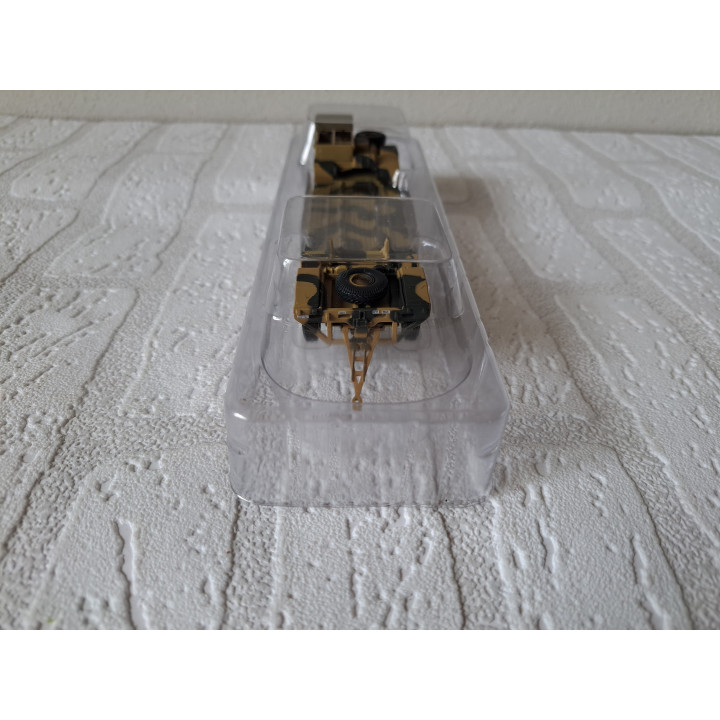 Tank oplegger Trailer Duitsland 1943 20x5x4cm - militair