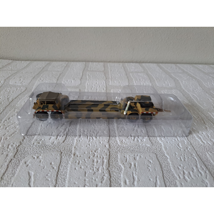 Tank oplegger Trailer Duitsland 1943 20x5x4cm