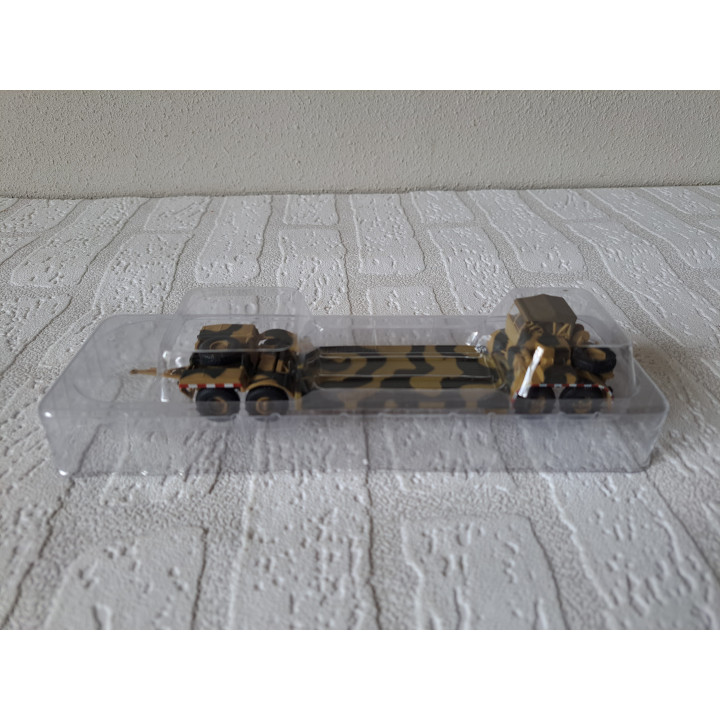 Tank oplegger Trailer Duitsland 1943 20x5x4cm - militair