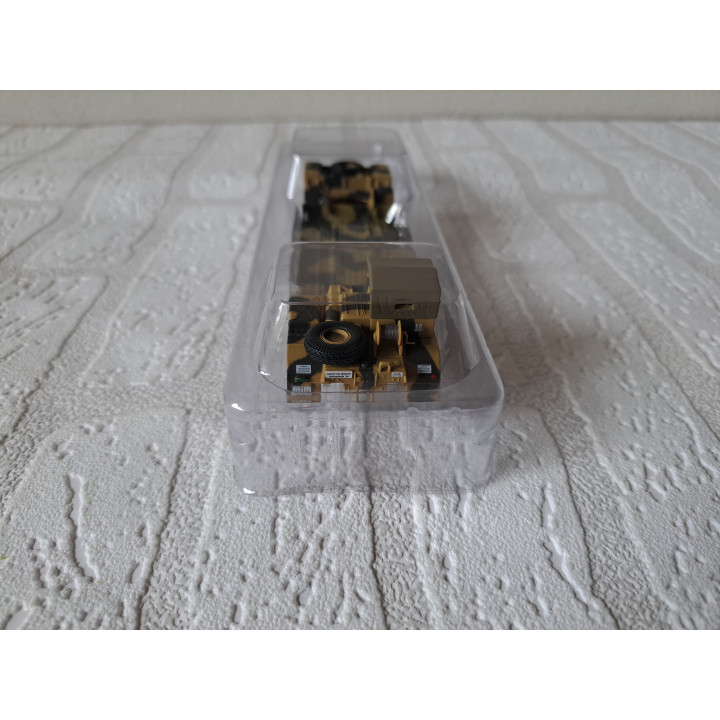 Tank oplegger Trailer Duitsland 1943 20x5x4cm - militair