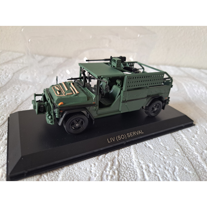 Mercedes Benz G Class LIV (SO) SERVAL 13x4.5x5.5cm militair - militair