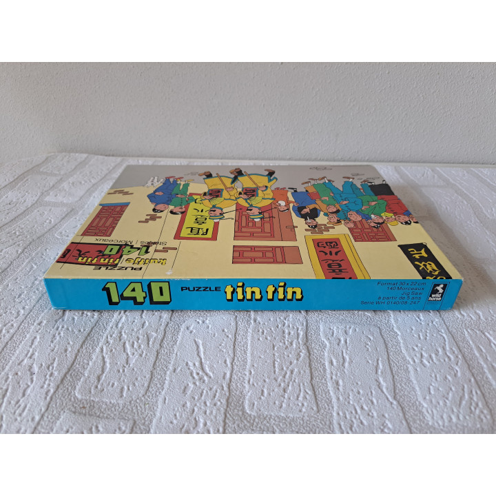 Tintin The Blue Lotus Puzzle 140 Pieces 1981 Wild Horse