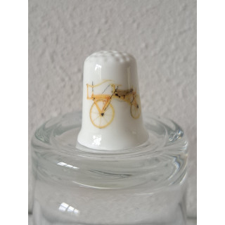 Loopfiets Karl von Drais 1817 vingerhoedje