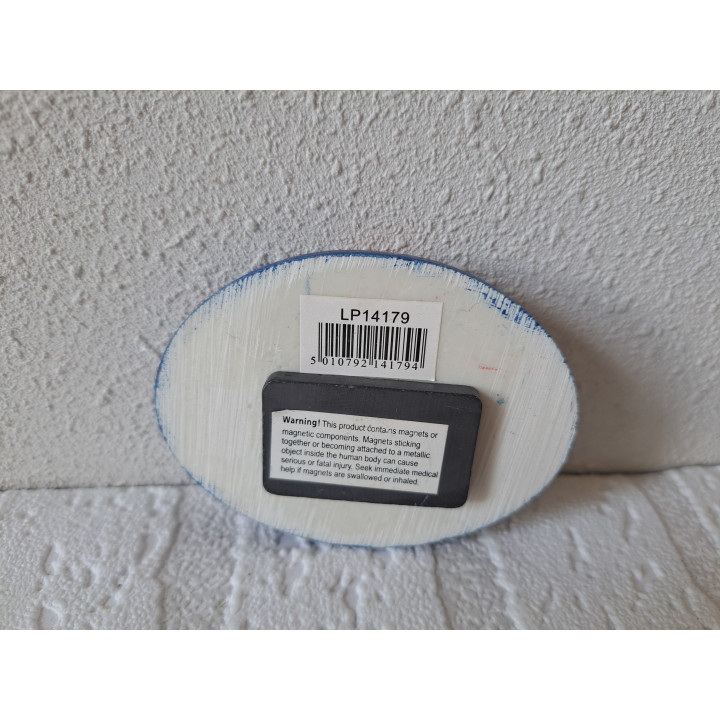 Mini Cooper 3D keukenmagneetje van kunsthars wit (1) - The leonardo collection