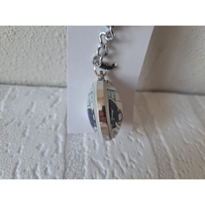 Volkswagen T1 Westfalia bus sleutelhanger van metaal en glas - The leonardo collection Volkswagen T1 Westfalia bus sleutelhanger van metaal en glas - The leonardo collection