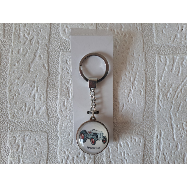 Ferguson T20 tractor sleutelhanger van metaal en glas - The leonardo collection