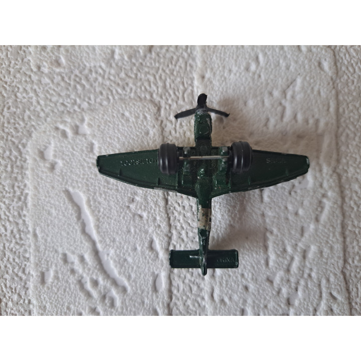 Junkers Ju 87 Stuka vliegtuig ww2 van metaal 4.5x6x1.5cm - oorlogsvliegtuigen