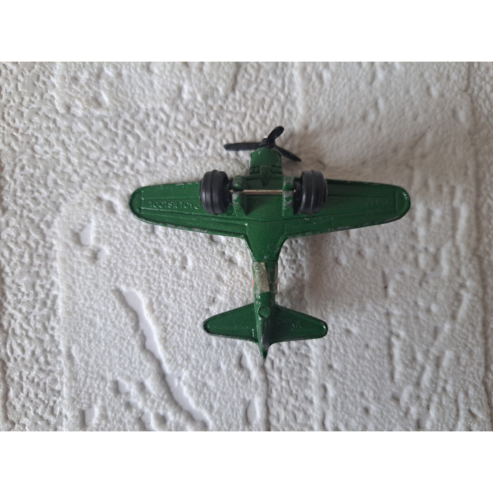 Mitsubishi A6M Zero vliegtuig ww2 van metaal 4x5.5x1.5cm (1) - oorlogsvliegtuigen