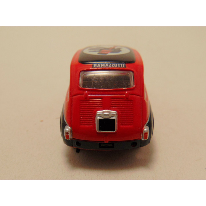 Fiat 600 Amaro Ramazzotti reclame 1:43 rood - modelauto