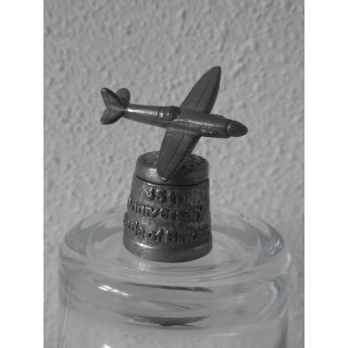 Tin vingerhoedje met spitfire 15th september 1940-1985 - Verzamelobject