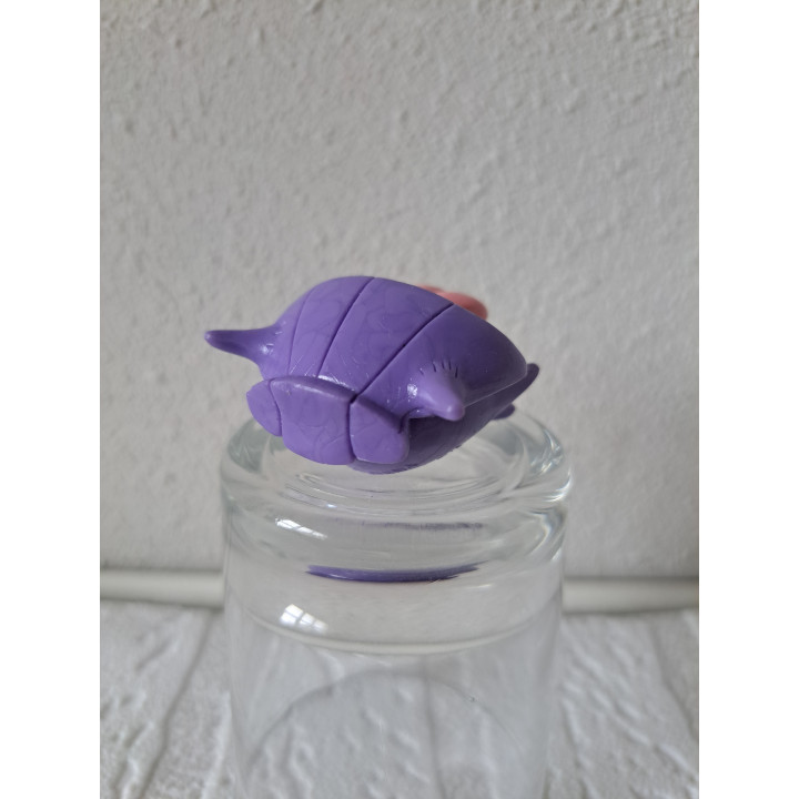 Shellder Pokemon figuur Tomy hard rubber - verzamelobject
