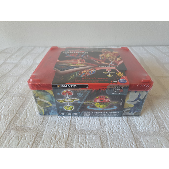 Baku-tin Bakugan Metaal met kuststof blik 20x16.5x8cm -  bakugan