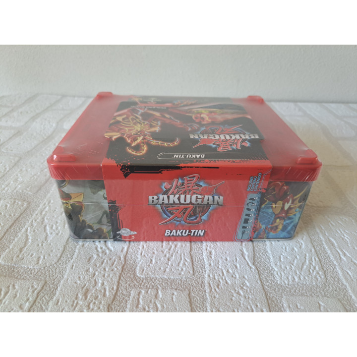 Baku-tin Bakugan Metaal met kuststof blik 20x16.5x8cm -  bakugan