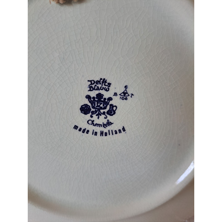 De oude Brouwerij Mechelen 1782 Wandbord Delfts Blauw D23cm -  wandborden