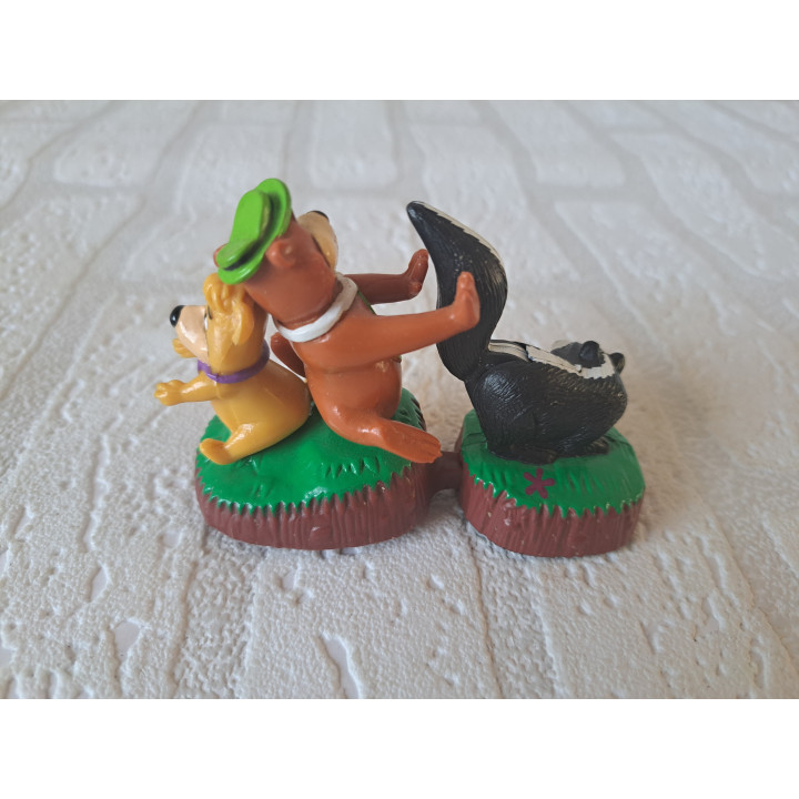Yogi Bear en Boo Boo van Burger King 1997 9x3.5x6cm -  Burger King