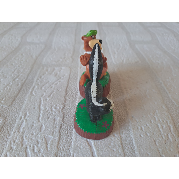 Yogi Bear en Boo Boo van Burger King 1997 9x3.5x6cm -  Burger King