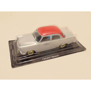 GAZ 21 Volga Taxi 1:43 Deagostini Onbeschadigd