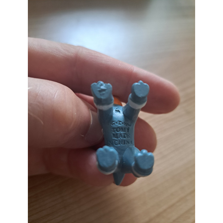Houndour Pokemon figuur hard rubber Tomy - verzamelobject